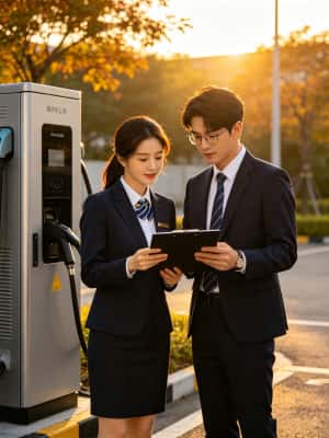 圣淘沙公司初见在充电桩,一念起动心间